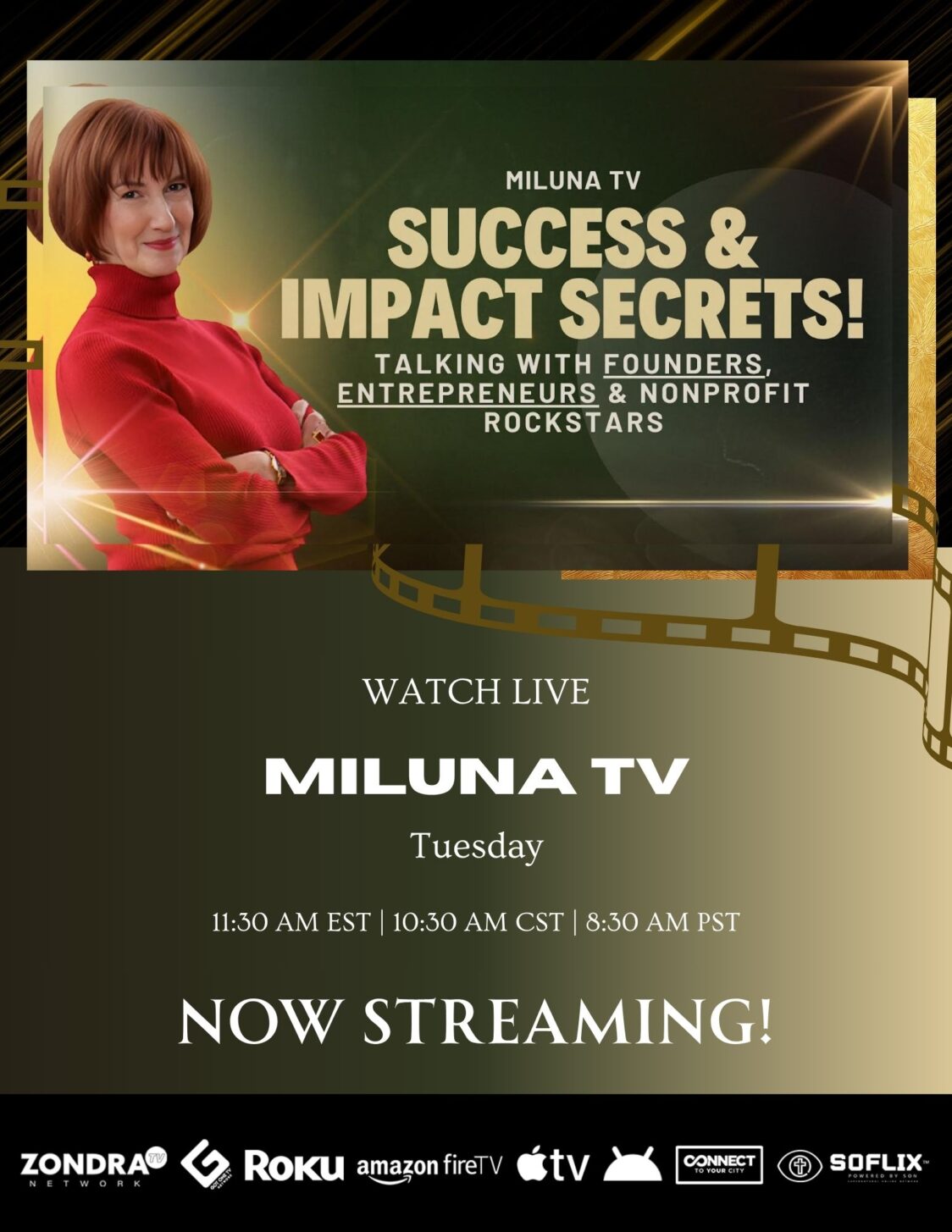 Miluna TV - Live TV Time Spot